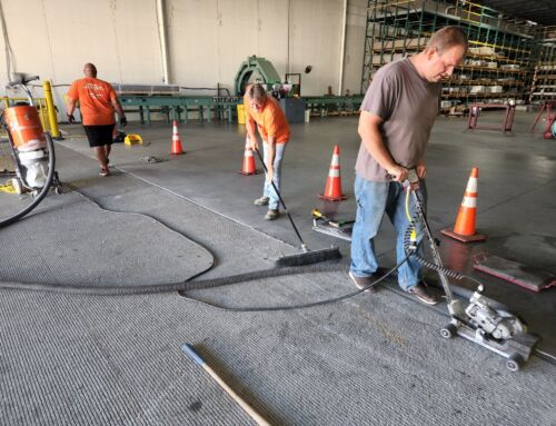 Does Efflorescence Damage Concrete Floor in Warehouse?, Concrete Chiropractor Warehouse Floor Repairs