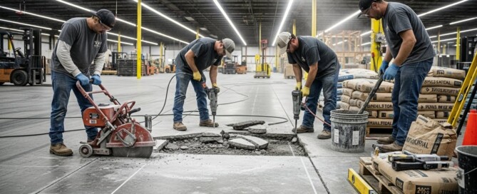 Will You Lose Your Deposit Over Warehouse Concrete Floor Cracks