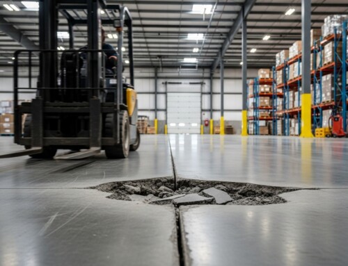 Fixing Dangerous Concrete Floor Joints for Forklifts in Middlesex County Warehouses