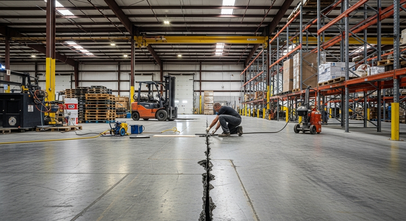 What You Should Know about Heavy-Duty Crack Repair for Warehouses in Burlington County
