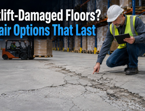 Forklift-Damaged Concrete Floors: Repair Options for Warehouses