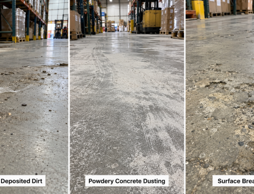 Warehouse Concrete Floor Dusting: When Cleaning Is Not Enough